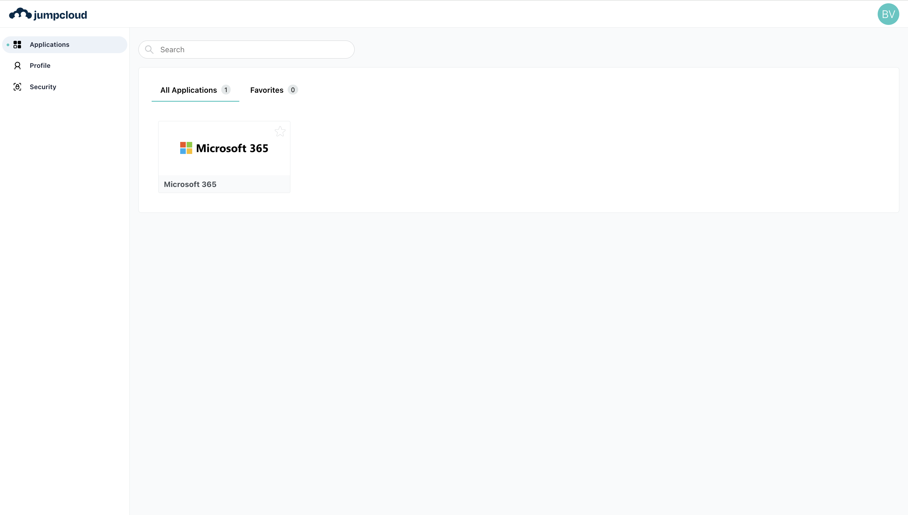 JumpCloud SSO Portal